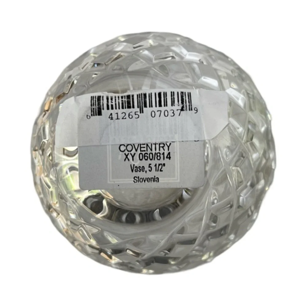 NWT Mikasa 5.5” Crystal Bud Vase